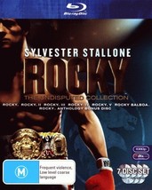 Rocky 1, 2, 3, 4, &amp; 5 + Rocky Balboa Blu-ray | 7 Discs | Region B - £20.04 GBP