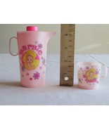 Pitcher With Lid And Cup From The Barbie Magic Color Change Party Set 19... - $16.77 CAD