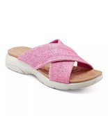 Easy Spirit Women Cross Strap Slide Sandals Taite 2 Size US 10M Dark Pink - £25.70 GBP