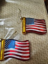 Vintage Blown Glass AMERICAN FLAG Ornaments. Lot of 2 - €17,04 EUR Vintage Blown Glass AMERICAN FLAG Ornaments. Lot of 2 - €17,04 EUR