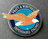PRATT AND WHITNEY ENGINE ENGINES AIRCRAFT AVIATION LARGE LAPEL PIN BADGE... - $6.74