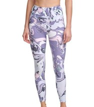 DKNY Womens Sport Marble-Print High-Waist 7/8 Length Leggings, Small - £39.86 GBP