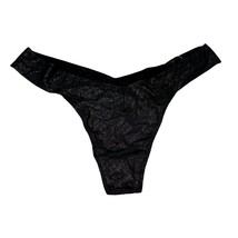 SKIMS Kim Kardashian Thong Panty Black Metallic Sparkle ONF PN-THG-1976 ... - $207.36 MXN