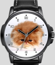 Persian Fluffy Cat Unique Unisex Trendy Wrist Watch UK FAST - £43.16 GBP