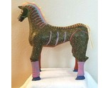 VTG 16&quot; Mexico Folk Art Wood Carving Hand Painted HORSE ANTONIO MANDARIN... - $299.00
