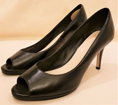 Cole Haan Pump Heels Classic Shoes Size-8B Black Leather - $39.97