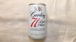 Vintage Carling 77 Light Beer Can Steel ac - $183.60 MXN