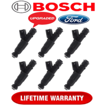 NEW HP UPGRADE OEM Bosch x6 4 hole IVgen 24LB Fuel Injectors for 06-08 Ford 4.2 - £258.93 GBP