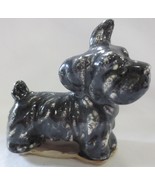 Vintage Ceramic Porcelain Scottie Dog Scottish Terrier Figurine Black &amp; ... - £11.27 GBP