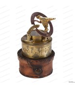 Vintage Brass Sundial Compass With Leather Case | Antique, Collectors &amp; ... - $75.39 CAD