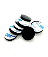 3/16&quot; Thick Round Stick on Rubber Feet Bumpers 1&quot; Wide 3M Adhesive Backe... - £8.28 GBP+