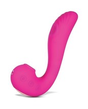Angel 3in1 Clitoral Sucking Licking and G Spot Vibrator 3 Function Pink - £58.09 GBP