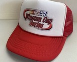 Vintage NASCAR Winston Cup Trucker Hat Racing Hat adjustable Unworn Red Cap - $15.31