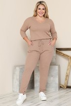 Plus Size Waffle Knit Set - £35.18 GBP