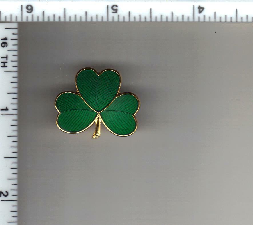 Fire Department St. Patrick&#39;s Day Shamrock Lapel Pin (from the parade) - $9.50