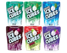 Ice Breakers Sugar Free Ice Cubes Gum, Wintergreen, Spearmint, Peppermin... - £45.59 GBP