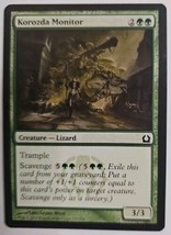 MTG Magic The Gathering Card Korozda Monitor Creature Lizard Green Retur... - $4.80