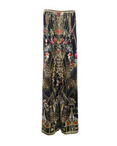 Camilla Floral And Leopard Printed Wide Leg Pants In Silk Women Multicolor Xs - £159.39 GBP