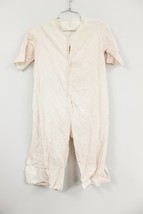 VTG 1 PC Drop Drawer Pajamas Womens One PC  1940s WW2 Cotton pink 40 Chest - $1,466.10 MXN