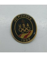 Vintage JC Penny 2992 USA Olympics 1&quot; Lapel Hat Pin - $7.42 CAD