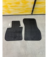 Set of 2 Rubber 2015 BMW X1 Floor Mats Black Heavy Use and Some Markings - £17.58 GBP