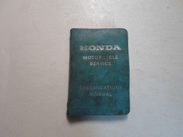1978 Honda Motorcycle Specifications Manual STAINED Pocket FACTORY OEM - £78.29 GBP