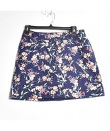St. John&#39;s Bay Navy Floral Skort Size 4 Skirt Shorts - $31.41 CAD