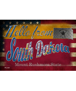 Hello From South Dakota Novelty Metal Postcard - £12.74 GBP