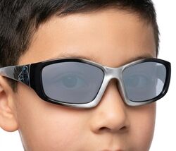 Marvel Avengers Black Panther Kids Sunglasses UV Protection Silver Black... - $7.91