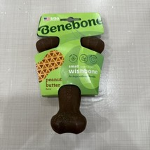 Benebone Real Peanut Durable Wishbone Dog Chew Toy, Medium - £11.40 GBP