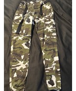 American Bazi Camo Joggers Mens L Twill Pants Winter Camo Belted Streetw... - $648.00 MXN