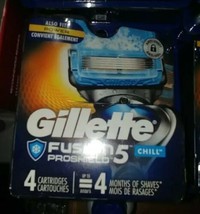 3 packs Gillette ProGlide Chill 4 CT. refill blades/cartridges (F12) - £26.40 GBP