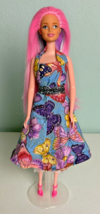 2013 Mattel Barbie Daron Worldwide Trading Hybrid Cross Rainbow Hair Blu... - $12.10