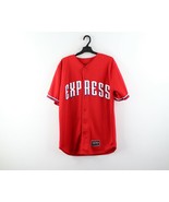 Autographed Round Rock Express Minor League Baseball Jersey Pro Cut Red 48 - $161.07 CAD