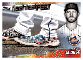 2022 Topps Series 1 Flashiest Feet Pete Alonso #FF-13 New York Mets Insert - £1.16 GBP