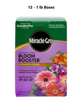 Miracle-Gro Garden Pro Bloom Booster (Case 12 x 1 lb boxes) Flower Food ... - $99.95