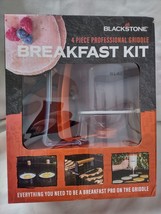 Blackstone 1543 Breakfast Kit 4pcs. 2 Egg Rings Bacon Press Batter Dispenser - £20.05 GBP
