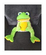 Six Flags Frog King Stuffed Animal Jumbo CHRISTMAS PLUSH - $19.99