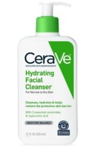 CeraVe Hydrating Facial Cleanser, Face Wash for Normal to Dry Skin 12 fl oz - £13.32 GBP