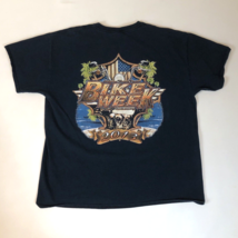 Daytona Beach Bike Week 2013 Mens Black Motorcycle T-Shirt Size X-Large ... - $19.79