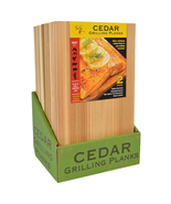 Cedar Grilling Planks 7.25 inx12 in 2-count, 12-pack FOOD SAFE Western R... - £48.95 GBP