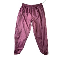 Pro Spirit Mens Size XL Vintage Track Sweat Pants Lined Nylon Gym Sport Purple J - £12.60 GBP