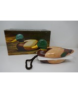 Avon 1978 Wild Mallard Duck Ceramic Organizer and Clint Shower Soap Orig... - $19.99