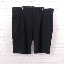 Iron Co Shorts Mens 40 Black Cargo Lightweight Casual Hiking Camping Wor... - $17.99