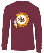 NLU Northeast Louisiana University Maroon Throwback Long Sleeve T-Shirt - $25.99
