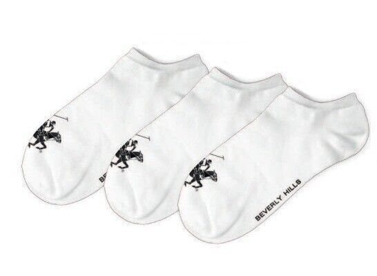 3 Fantasmini Sport Hommes Beverly Hills Polo Club Coton Mini Chaussettes... - $6.34