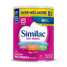 (PACK OF 3) Similac Soy Isomil Infant Formula-30.8 oz Powder Exp 06/2025 - $86.96