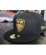 New Era 5950 Chicago Bulls Black/Gold Emblem Fitted Hat Men Size - $35.00