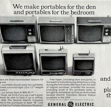 General Electric Portable Television 1965 Advertisement Vtg Electronics ... - $19.99