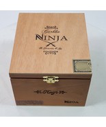 Gurkha Ninja Knife Cigar Box 6x5x4 Inch Tobacciana EMPTY Wood - $18.00